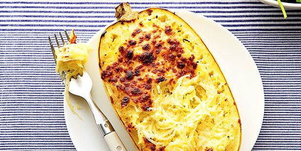 roasted spaghetti squash with herbs