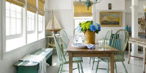 colorful country dining room