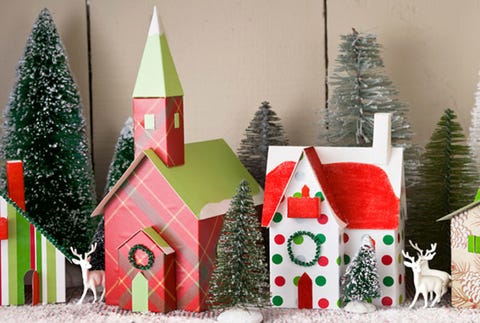 mini christmas village