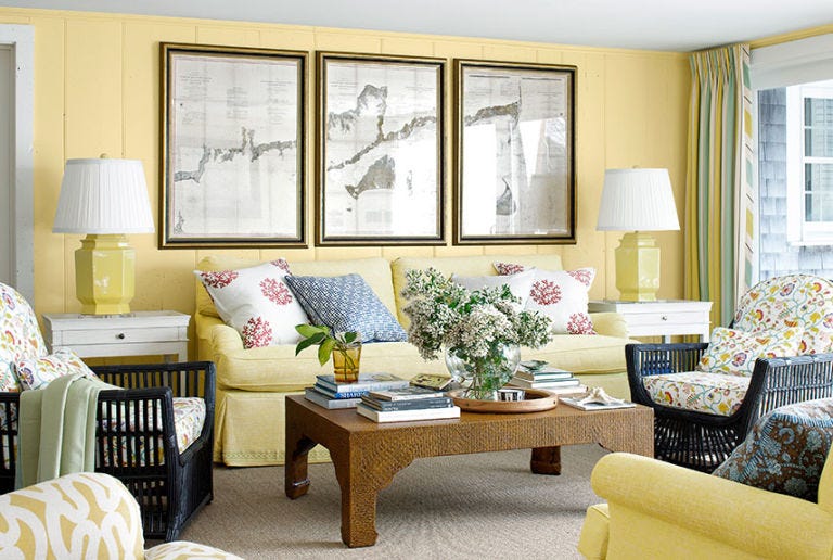 Martha MacCallum house: living room