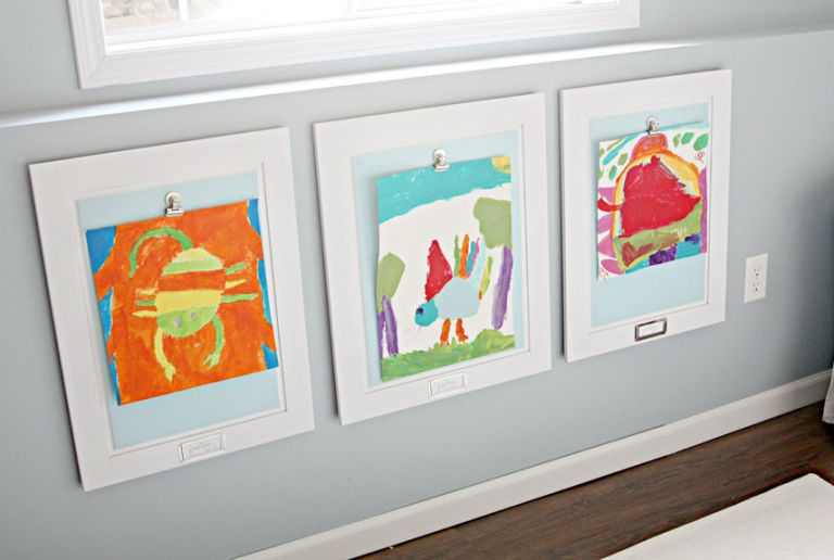 Displaying Kids Artwork - How To Display Kids Artwork