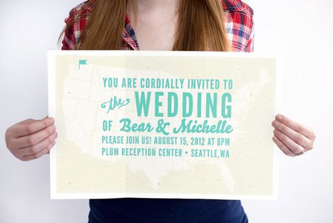 destination wedding invitation