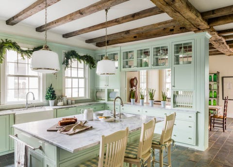 10 Ways To Add Farmhouse Charm A New Kitchen Vintage Image