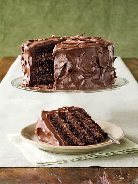 rich chocolate layer cake