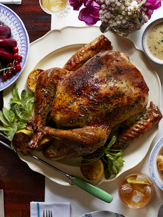 Herb And Citrus Butter Roasted Turkey Recipe