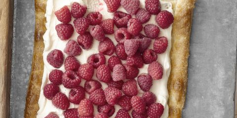 quick and easy raspberry tart