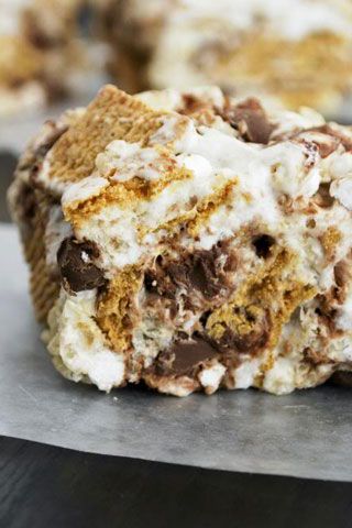 s'mores rice krispies treats