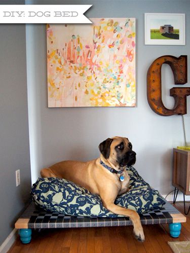 19 Adorable Diy Dog Beds How To Make, Dog Bed Dresser With Stairs