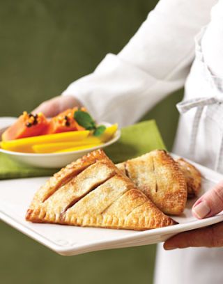 breakfast turnovers and fruit