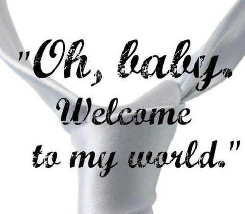 Fifty Shades of Grey Welcome to my world quote