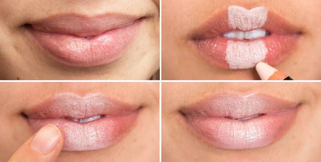 Lippen voller maken met concealer