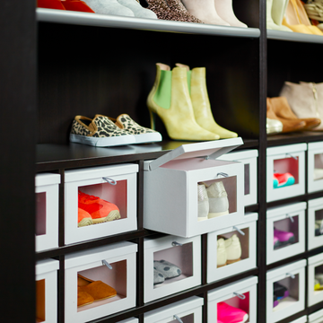 Retail, Shelving, Shoe store, Collection, Tan, Shoe organizer, Carmine, Fashion, Shelf, Beige, 