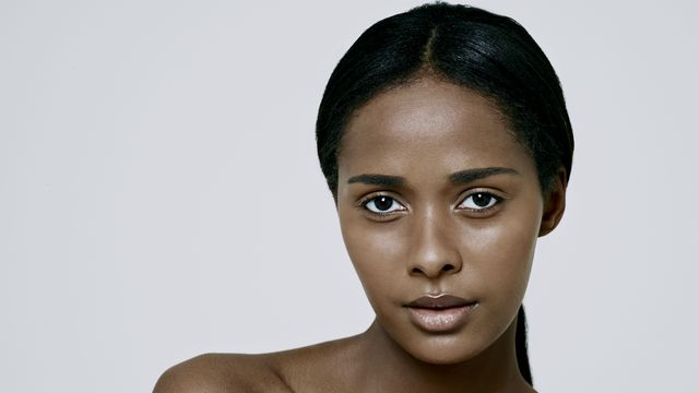 Pretty black woman - skin
