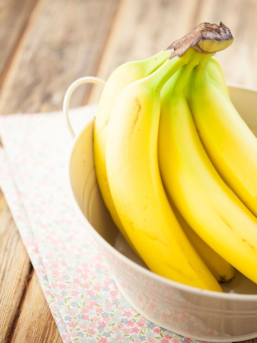 <p>This fruit has been given a bad rap, but without good reason. For one thing, a large banana provides nearly 500 mg potassium. &ldquo;Potassium helps your body regulate minerals and fluids in and out of your cells and may potentially increase basal metabolism, a measure of calories burned at rest while awake,&rdquo; says Newgent. &ldquo;Bananas also contain resistant starch, which functions like fiber since your body can&rsquo;t digest it, and has metabolic benefits, including reducing blood sugar levels after meals.&rdquo; Keep in mind that the greener the banana, the more resistant starch it contains. Also, <a href="http://www.aromapatch.com/Hirsch_Weight_Loss_Smell.pdf">research</a> shows that sniffing a banana can actually suppress your appetite, so you may want to breathe in its scent before enjoying it.</p>