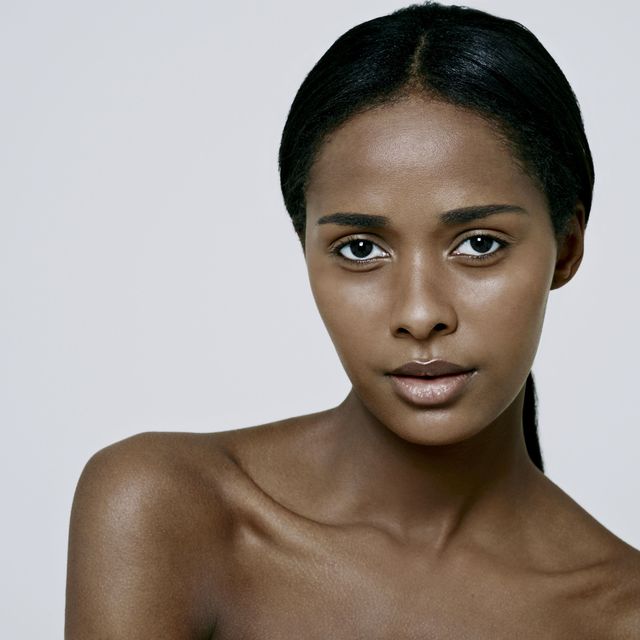 Pretty black woman - skin