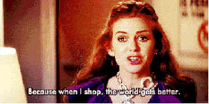 GIF Shopping (Confessions of a shopaholic)
