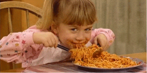 olsen spaghetti eten