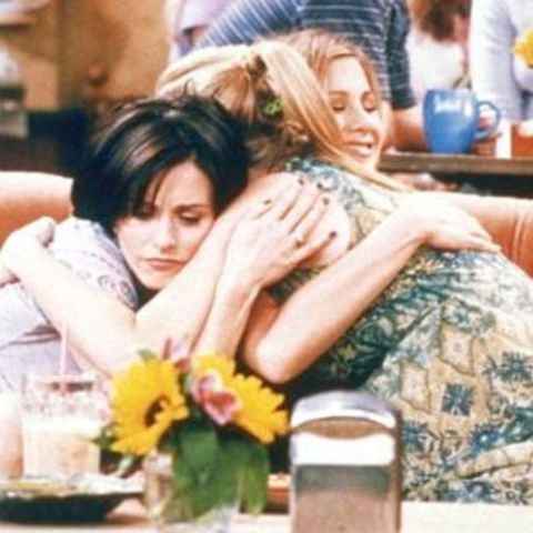 Friends Monica, Rachel en Phoebe