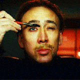 Nicolas Cage make-up