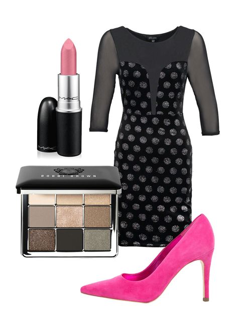 <p>Bij een little black dress kiezen we al snel voor bijpassende zwarte schoenen, maar juist door 'm te combineren met een felle kleur pump (roze!) maak je een outfit weer helemaal nieuw en <em>fresh</em>. </p>