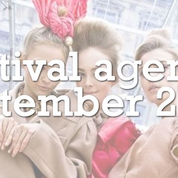 Festival agenda september 2017