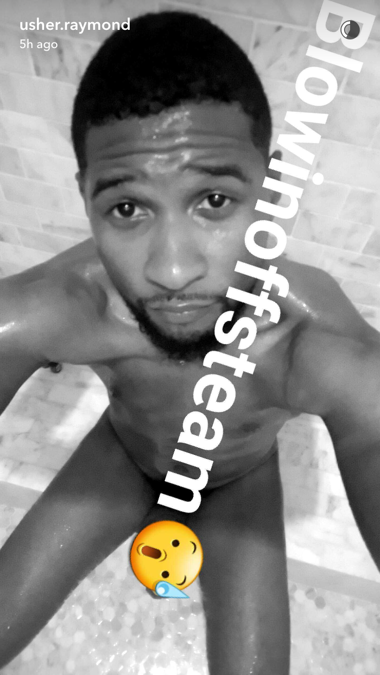 Usher naakt snapchat