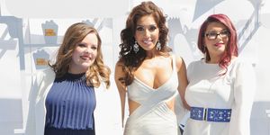 Teen Mom Catelynn Lowell, Farrah Abraham en Amber Portwood bij MTV movie awards