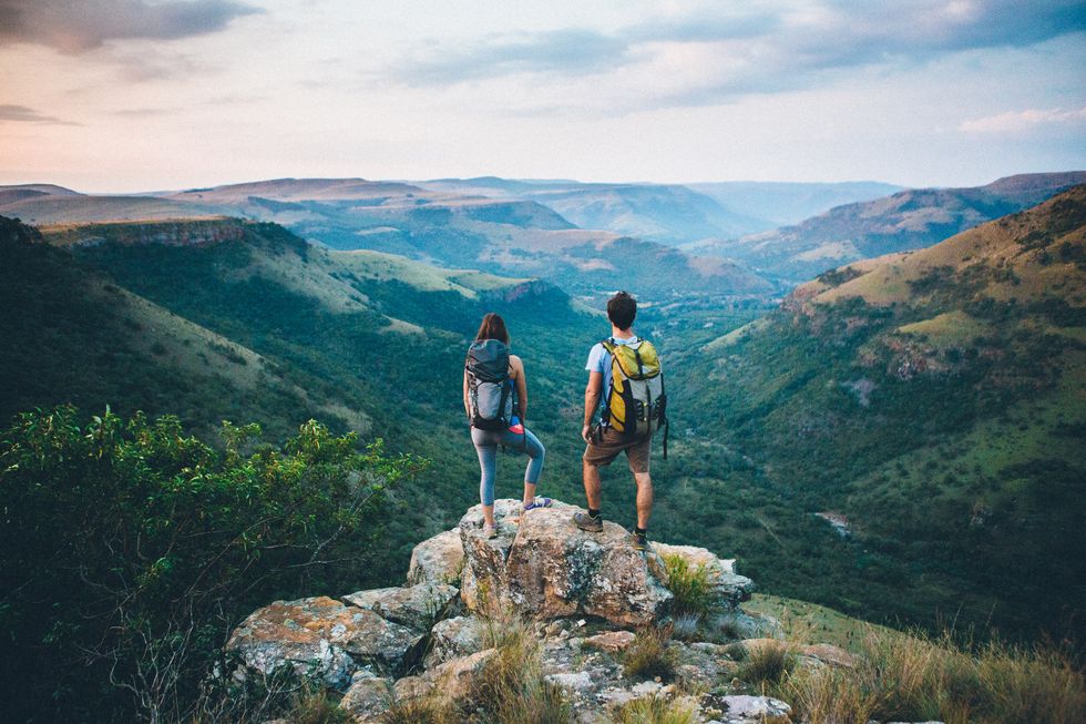 <p>You're active, competitive, and happiest when adrenaline's coursing through your veins, so ask your partner to plan something heart-pounding. Test your limits with a hike that doesn't mess around.</p>