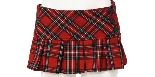 Plaid, Product, Tartan, Green, Pattern, Sleeve, Collar, Red, Textile, White, 