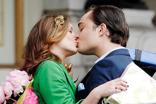 Gossip Girl Chuck en Blair, Leighton Meester, Ed Westwick