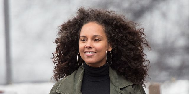 Alicia Keys trad op bij de Women's March in Washington