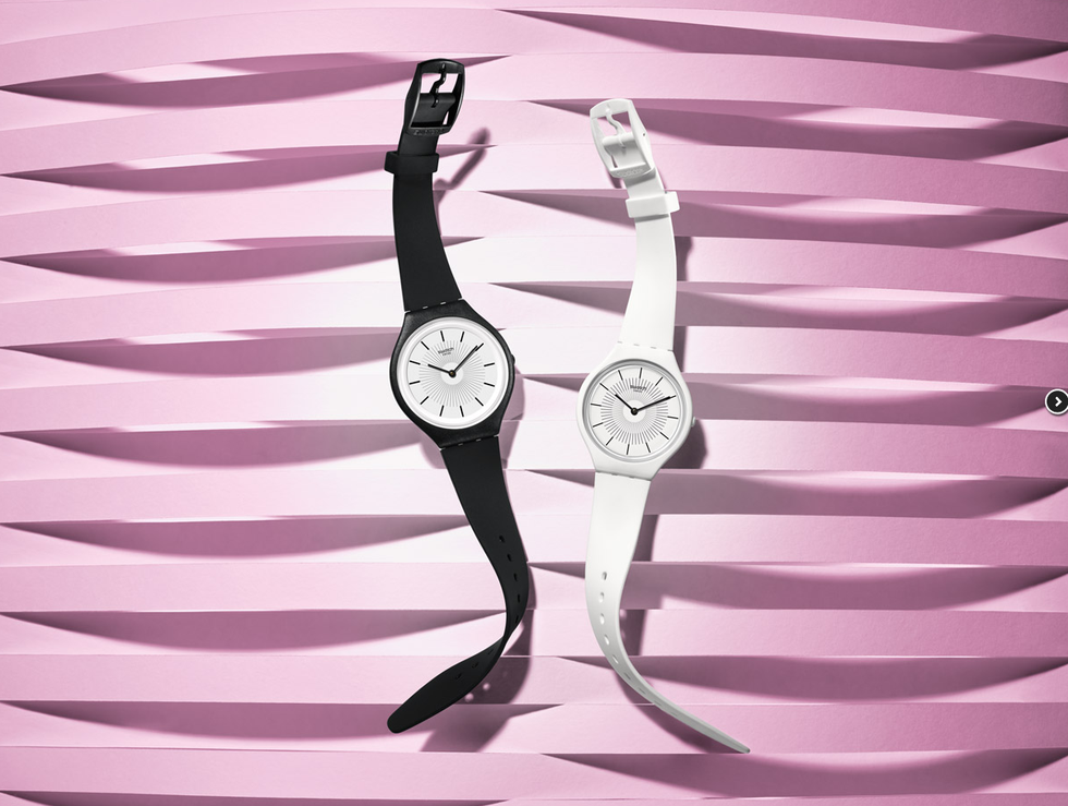 Watch, Wrist, Pink, Purple, Fashion accessory, Magenta, Analog watch, Clock, Watch accessory, Circle, 