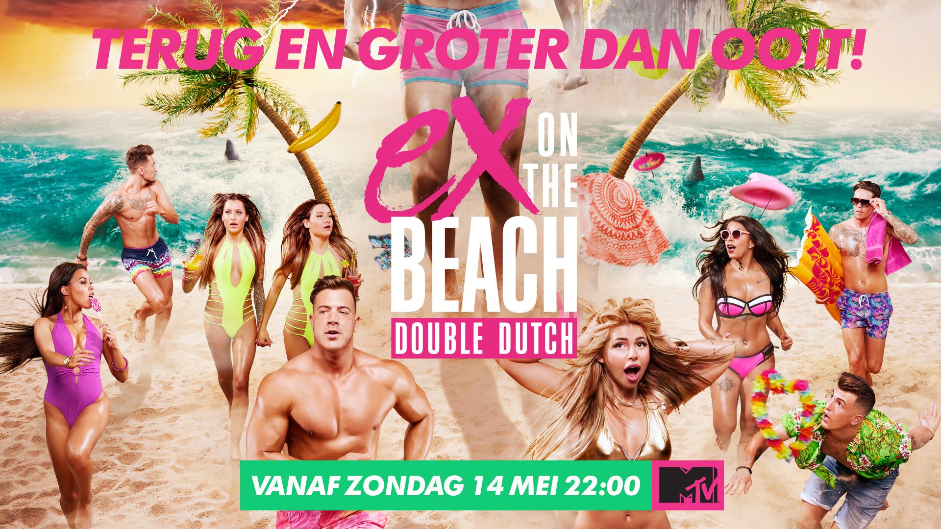 Dit zijn de (supersexy) deelnemers van Ex on the Beach Dubbel Dutch