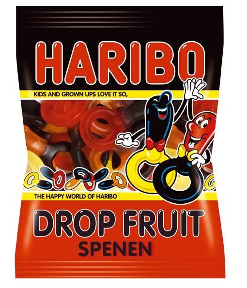 Haribo Drop Fruit Spenen