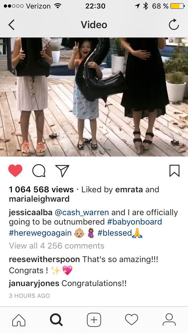 Jessica Alba is zwanger