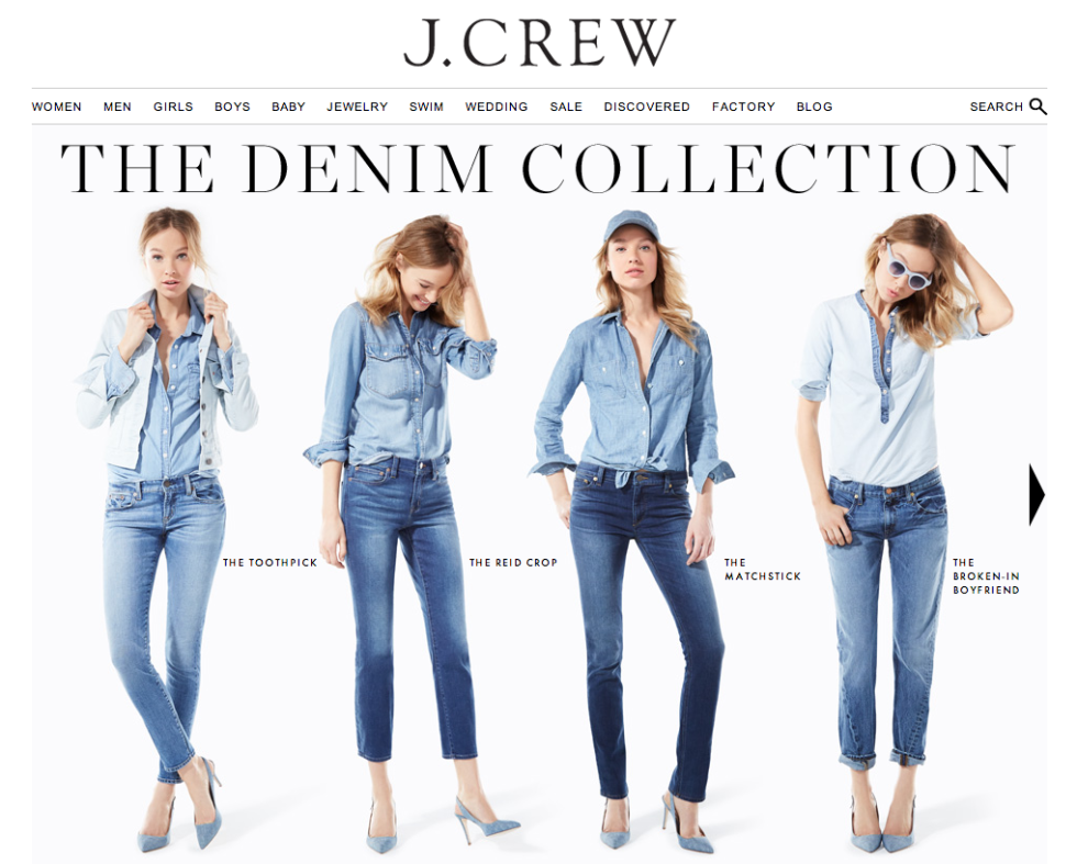 Модели джинсы для женщин