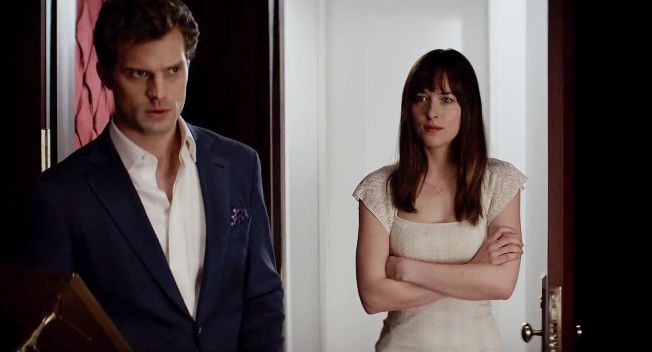 Dakota Johnson Jamie Dornan Promise Acrobatic Sex In The Fifty Shades Movie