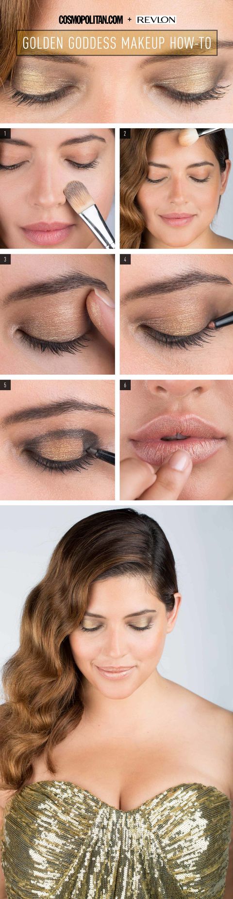 Golden Goddess Makeup How To