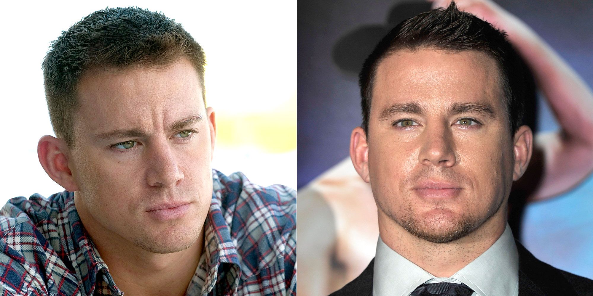 Pictures Gallery of male celebs before and after makeup.