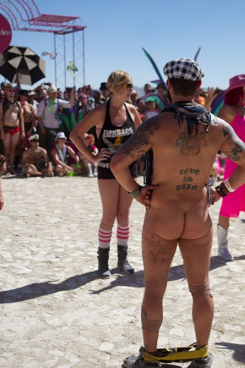 Nudism Naturism Pageant - Burning Man Erection Contests Are Really Hard (NSFW)
