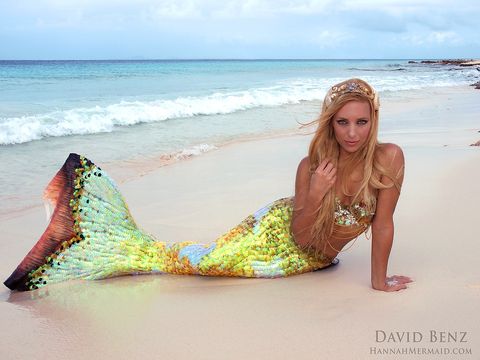 Meet a professional mermaid, because that's a real job now