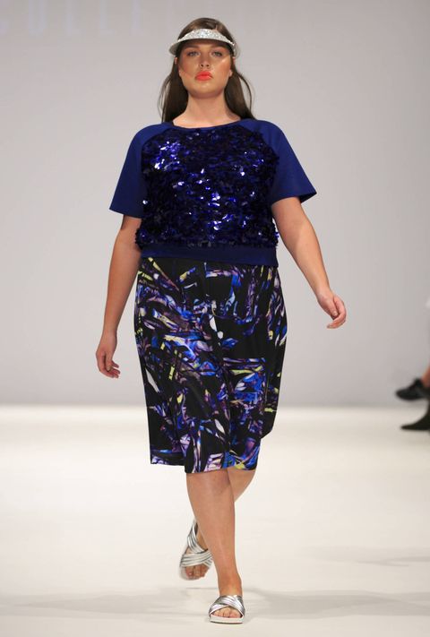 Plus Size Fashion Walks The Runway At London Fashion Week 6289