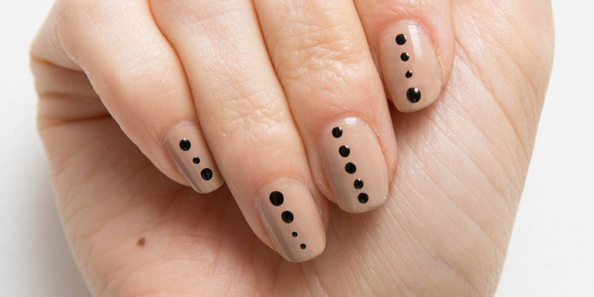 7. Bold and Colorful Dotted and Striped Nails - wide 3