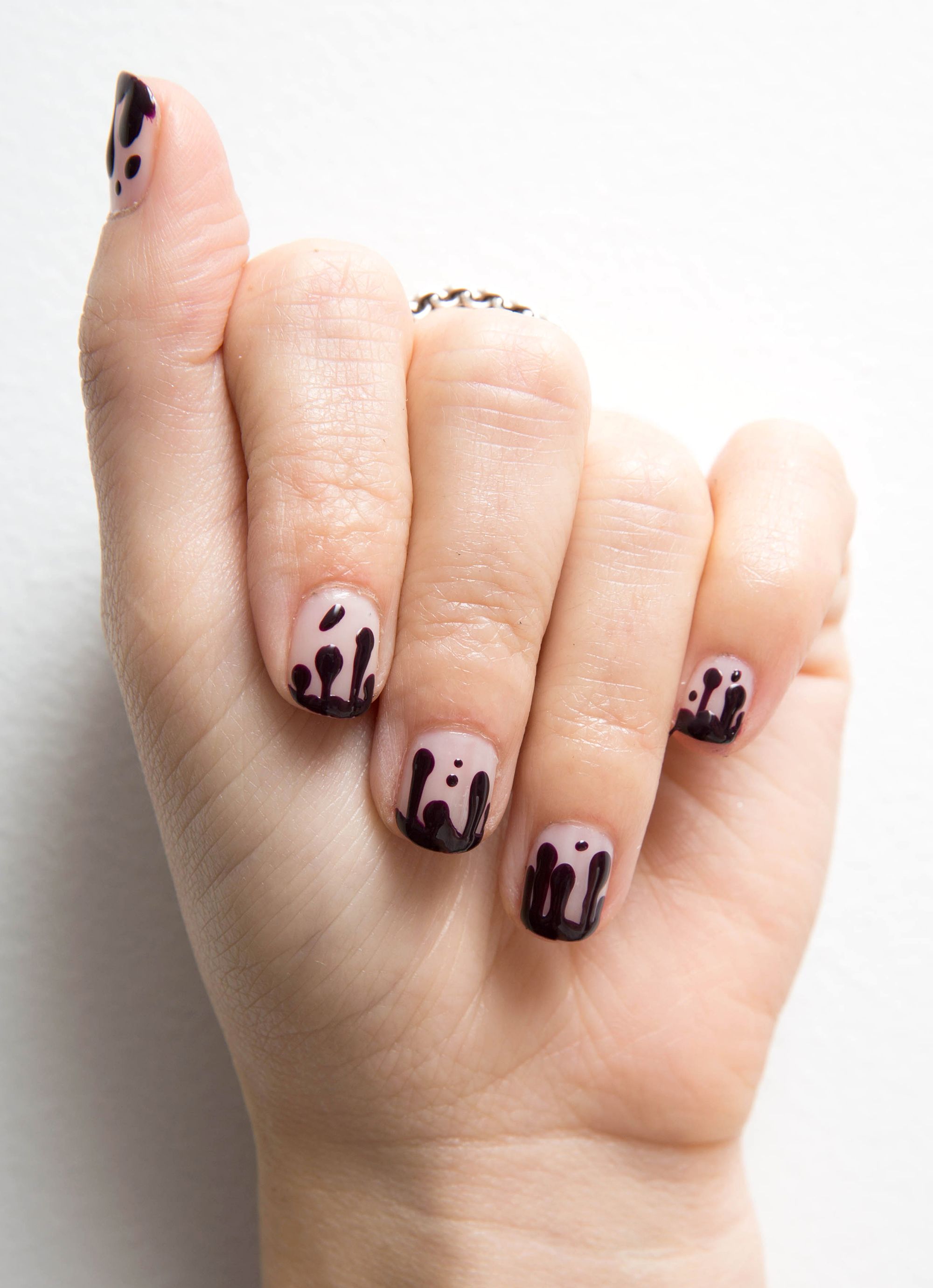 Awesome Halloween Nails Blood Drip Pictures