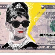 Audrey Hepburn, money, $5 bill