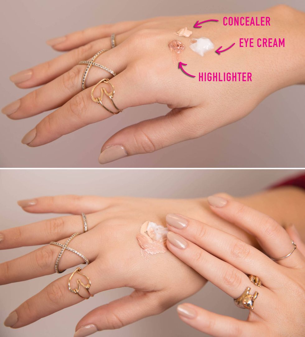 Nail, Finger, Hand, Skin, Manicure, Nail care, Beauty, Peach, Pink, Ring, 