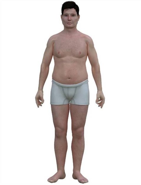 Here S What The Average American Male Looks Like Without His Clothes On