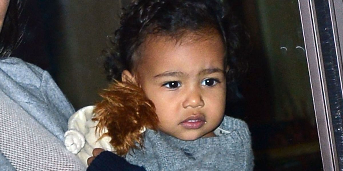 Here Is North West Looking Like a Regal Bird