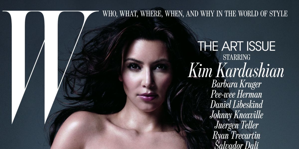 But he says Kim K "used" Paper magazine for that other na...