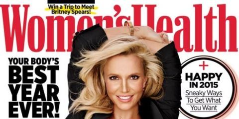 Britney Spears Is Nearly Naked on the Cover of Womens Health
